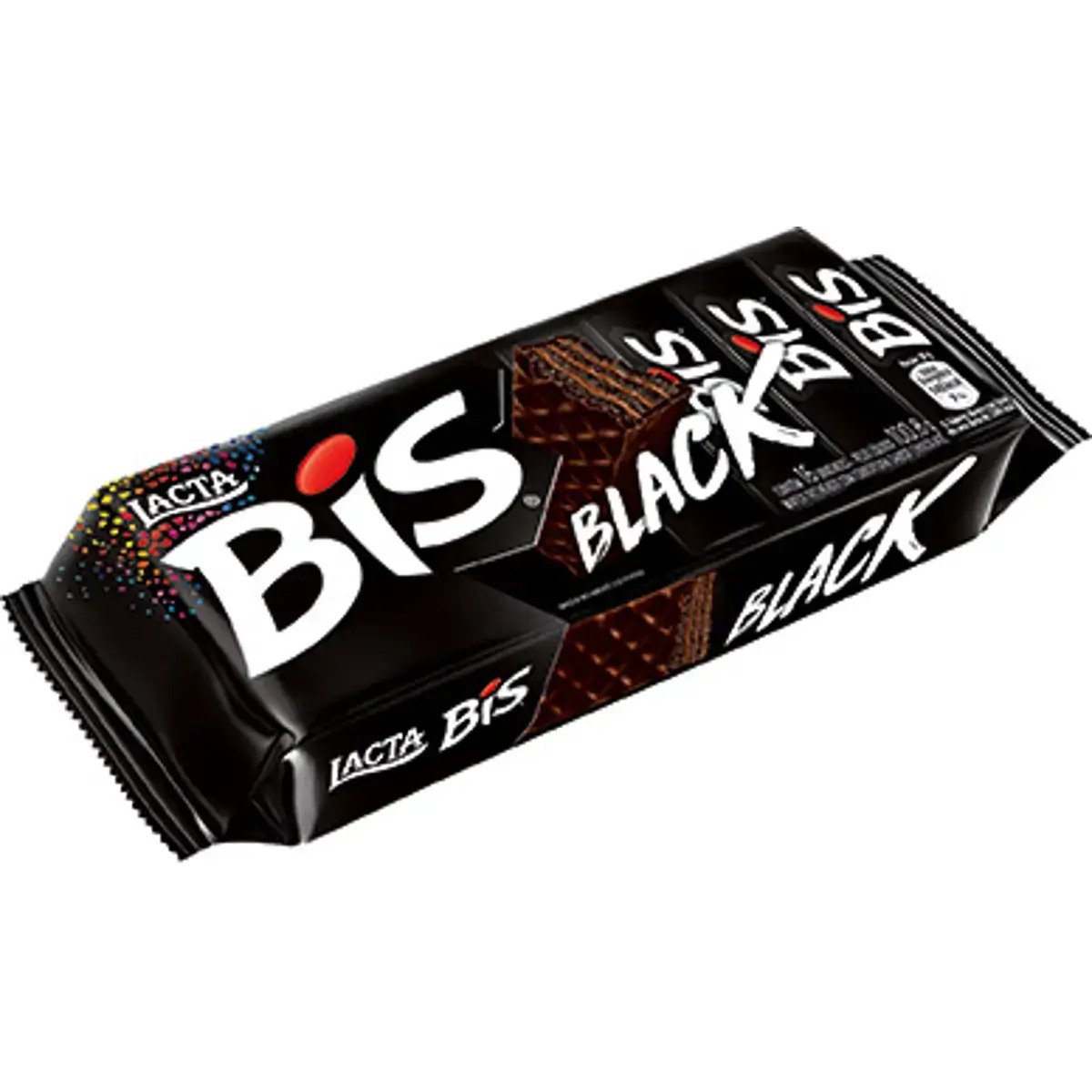 Wafer Recheio E Cobertura Chocolate Lacta Bis Black Pacote 100,8g