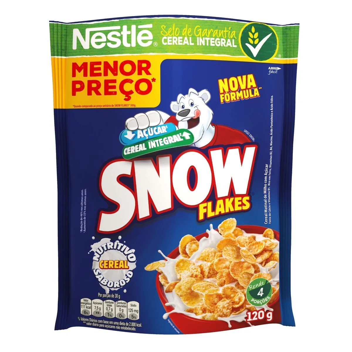 Cereal Matinal SNOW FLAKES 120g