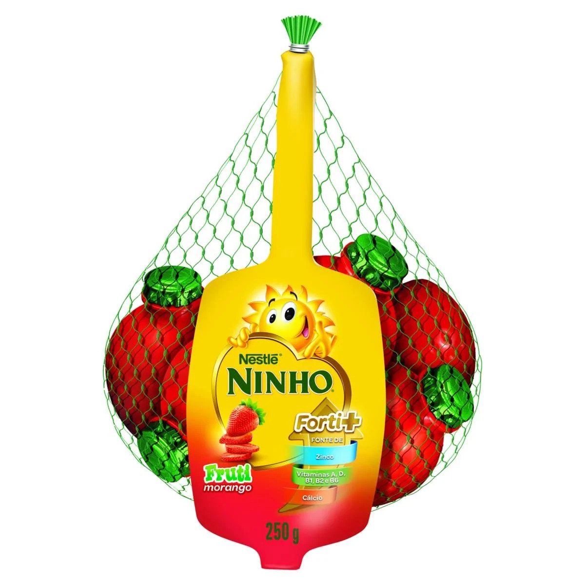 Nestlé Ninho® Iogurte Fruti Morango 250G com 5 unidades