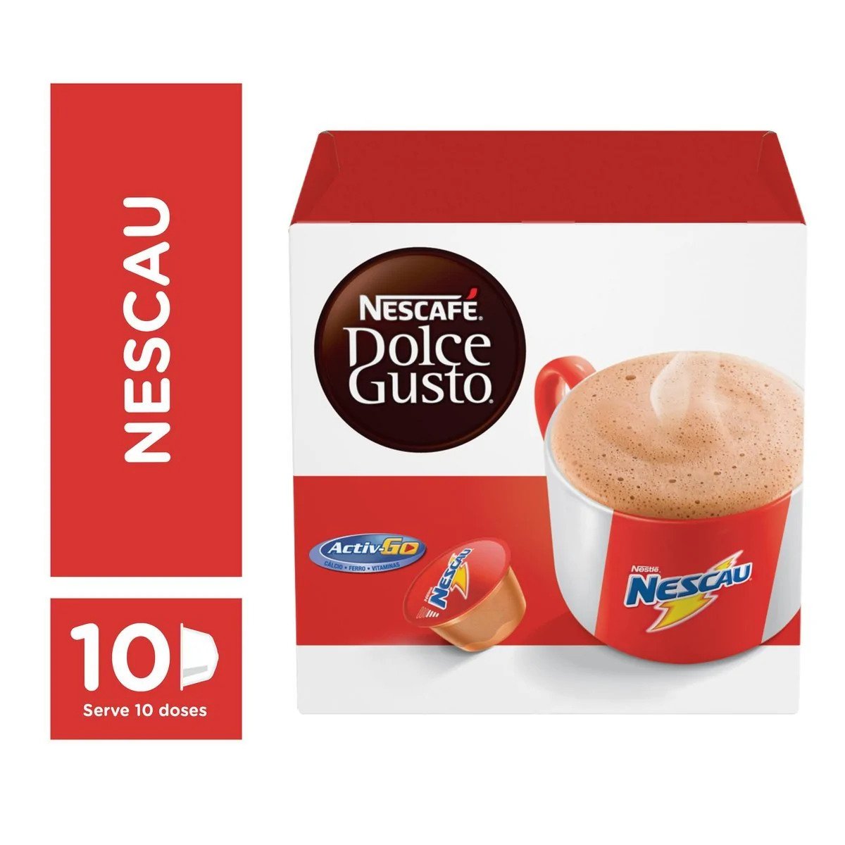 Café em Cápsula NESCAFÉ DOLCE GUSTO Nescau 10 Cápsulas
