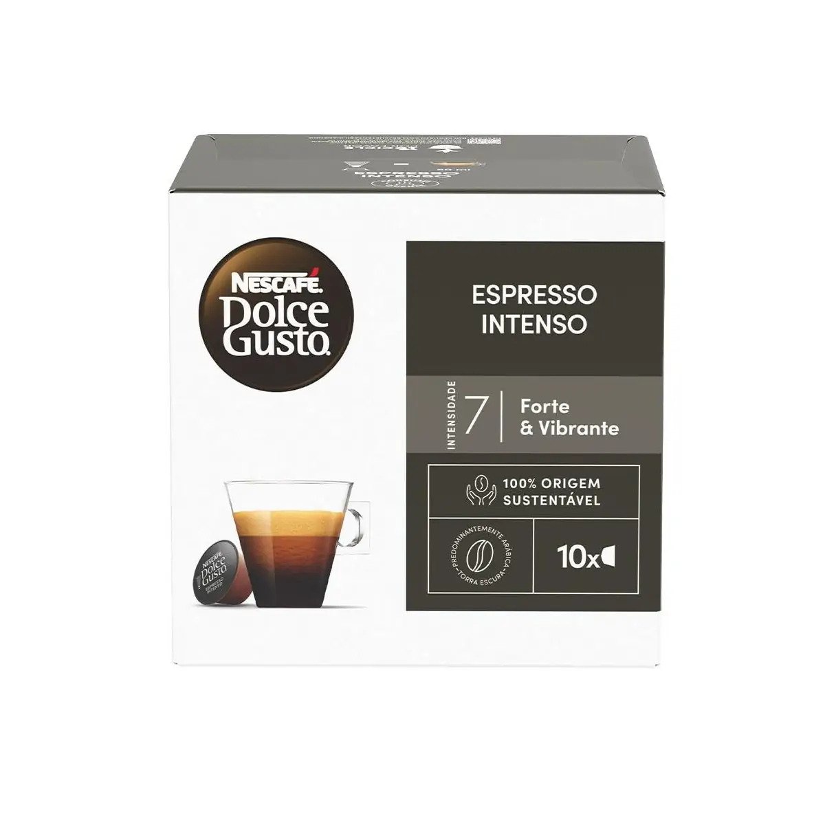 Café em Cápsula NESCAFÉ DOLCE GUSTO Espresso Intenso 10 Cápsulas