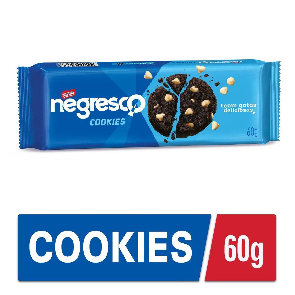 Cookie NEGRESCO Gotas de Baunilha 60g